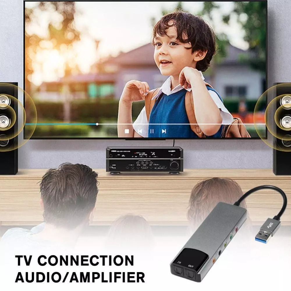 Gaming Console Pc - Yeni USB Ses Kartı 7.1 5.1