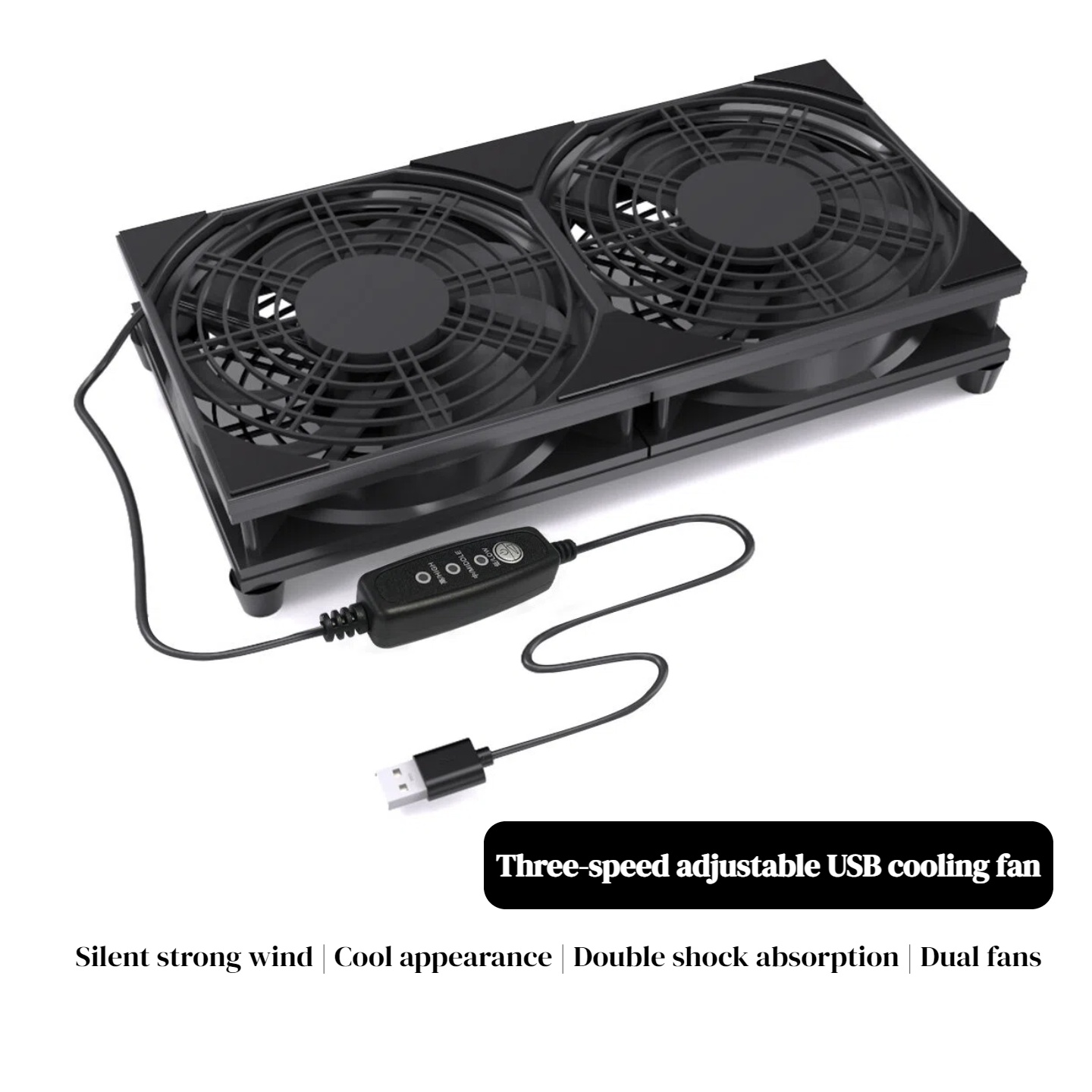 Gaming Console Pc - 3 Hız Kontrollü Çift USB Soğutma