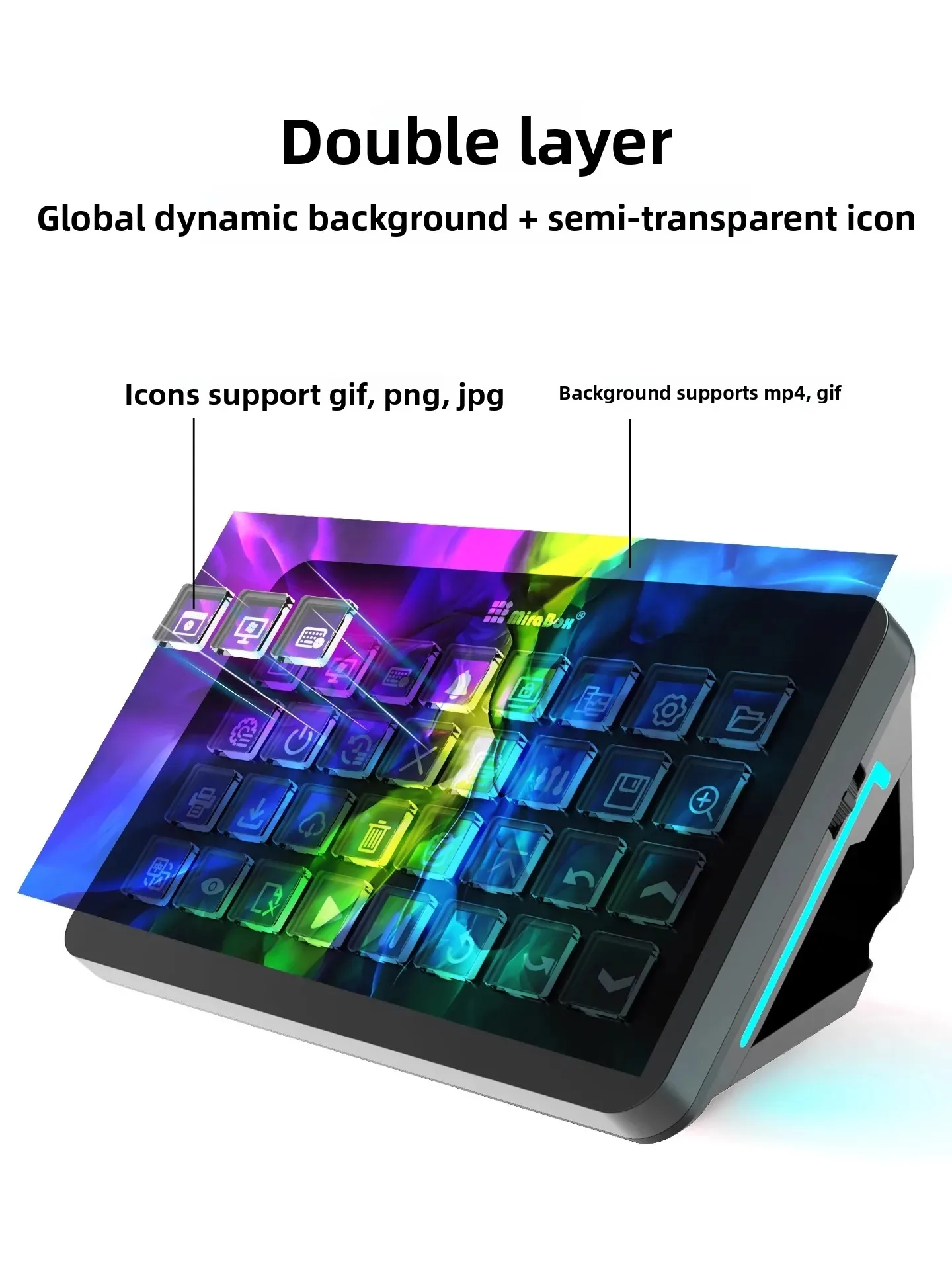 Mirabox XL Stream Deck Makro K - Gaming Console With Keyboard incelemesi ve fiyatı