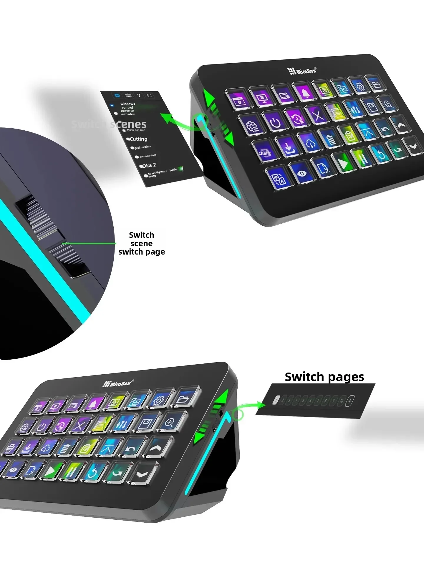 Mirabox XL Stream Deck Makro K - Gaming Console With Keyboard incelemesi ve fiyatı