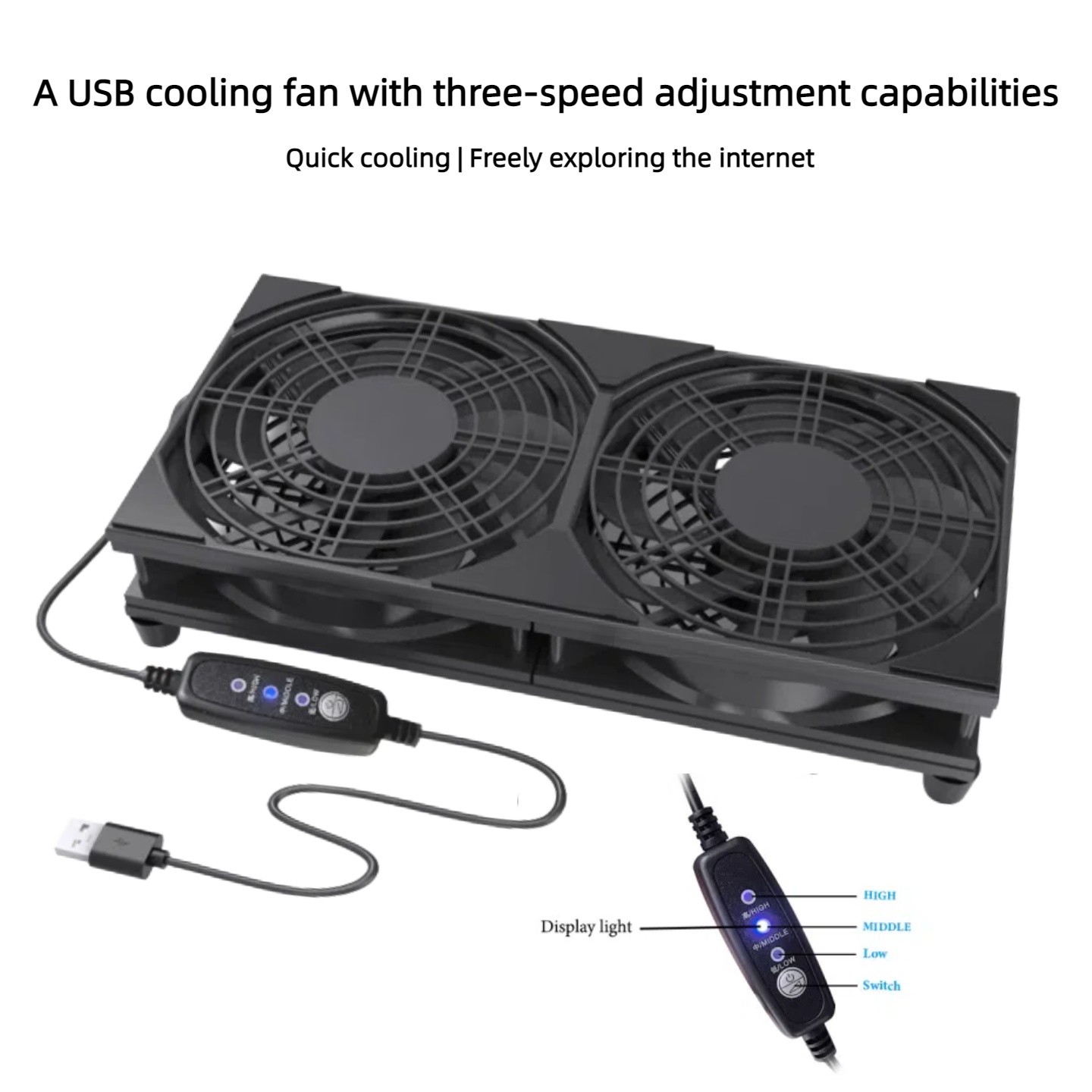 3 Hız Kontrollü Çift USB Soğut - Gaming Console Pc incelemesi ve fiyatı